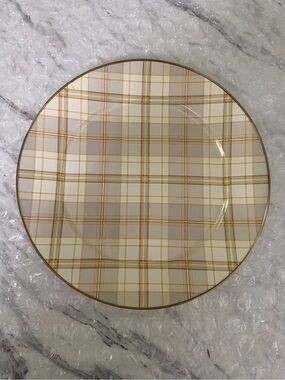 MacKenzie-Childs tartan Plaid charger  Plate